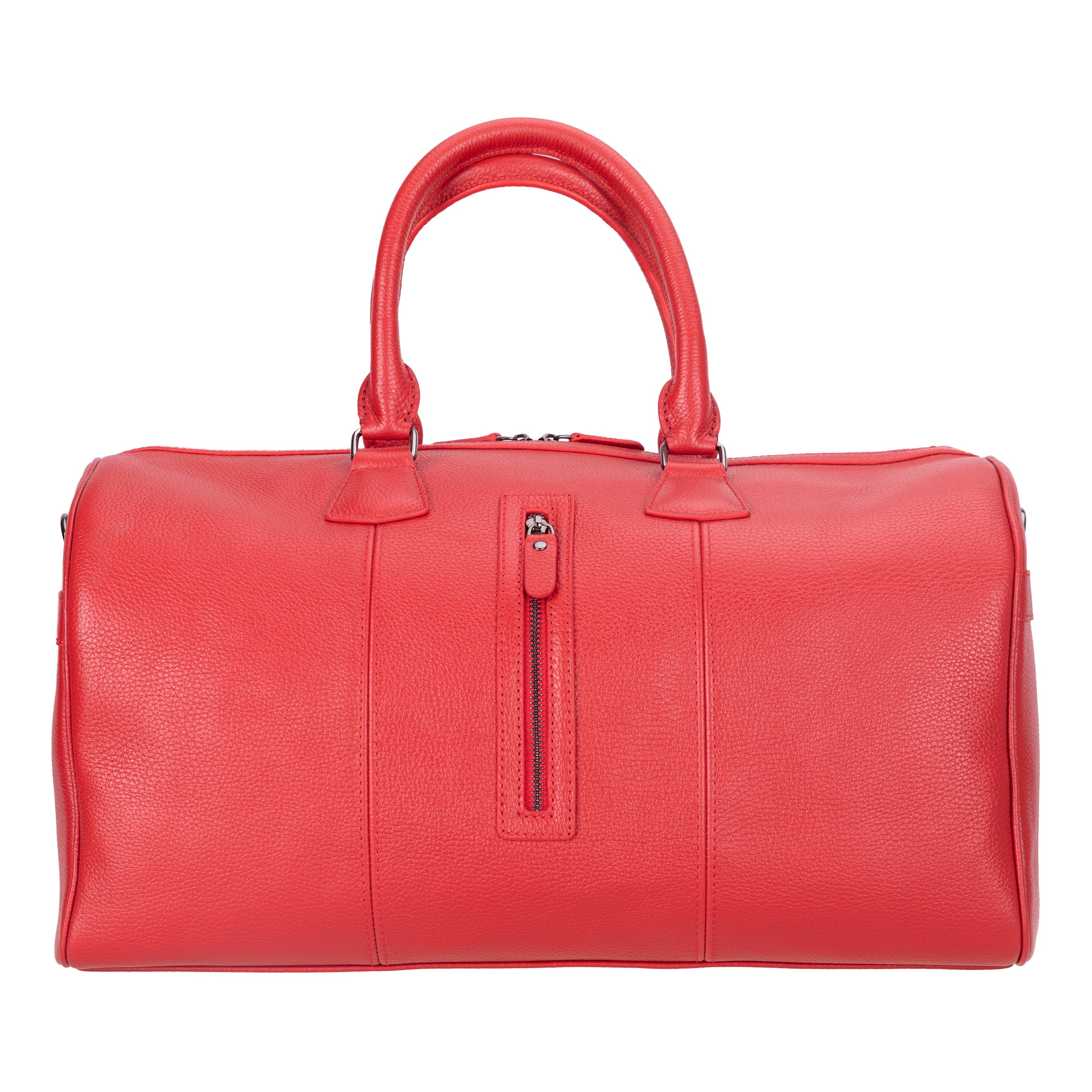 Red Leather Duffle Bag