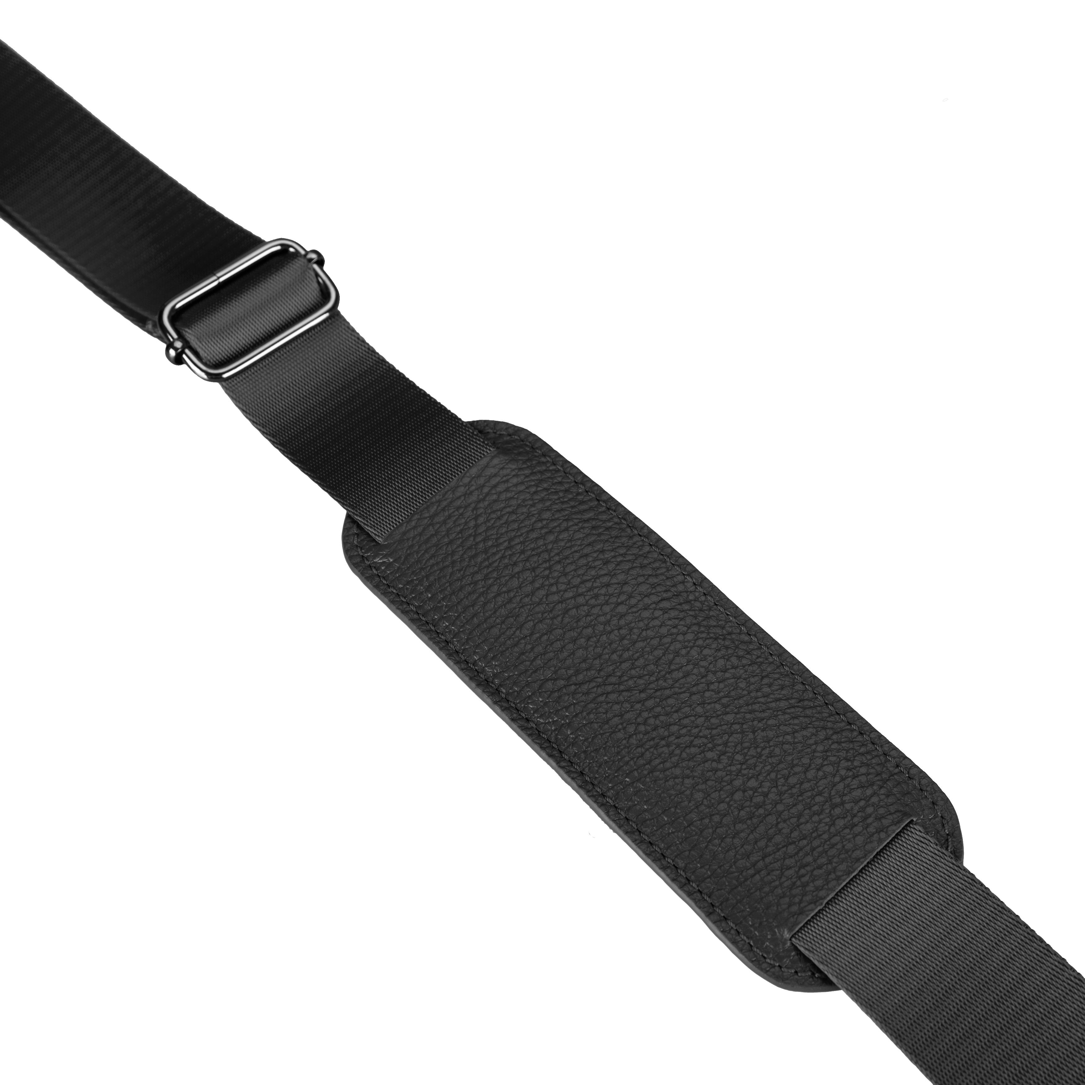 Black Leather Duffle Bag