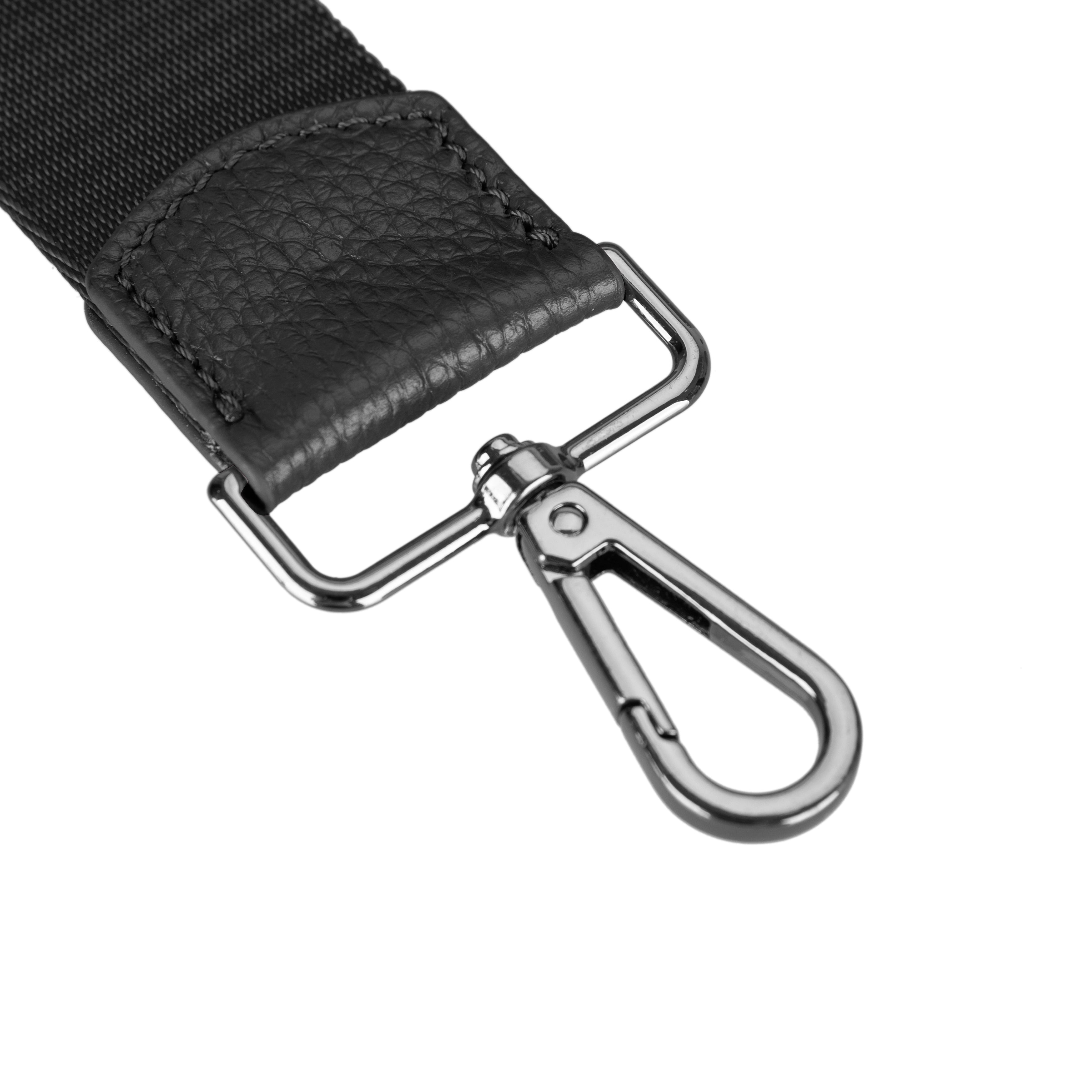 Black Leather Duffle Bag