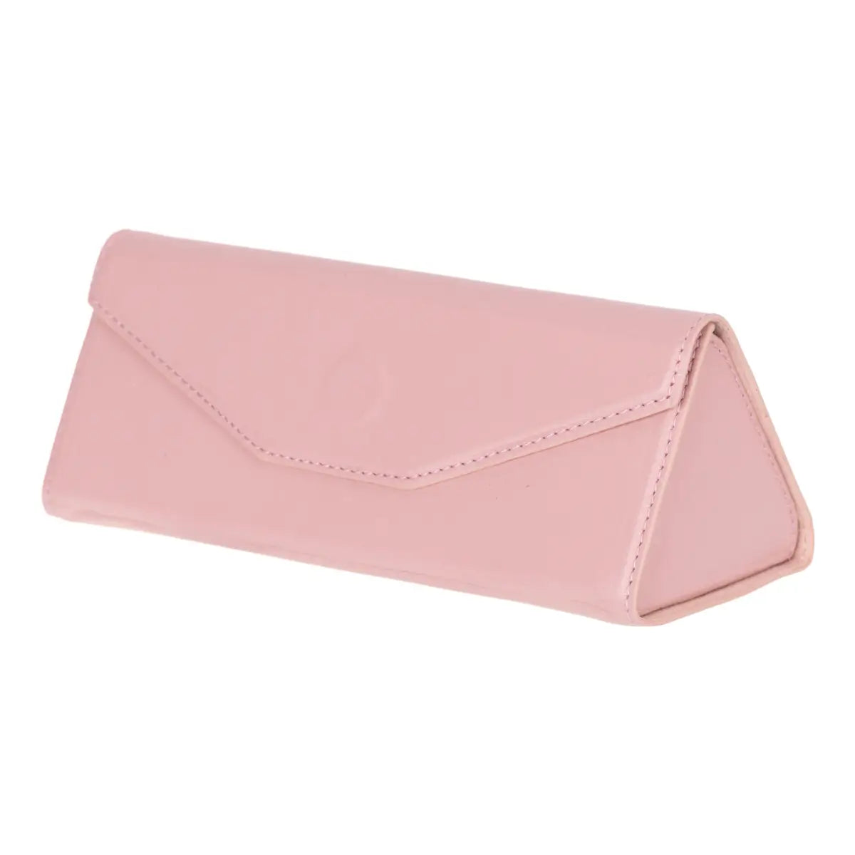 Pink Leather Glasses Case