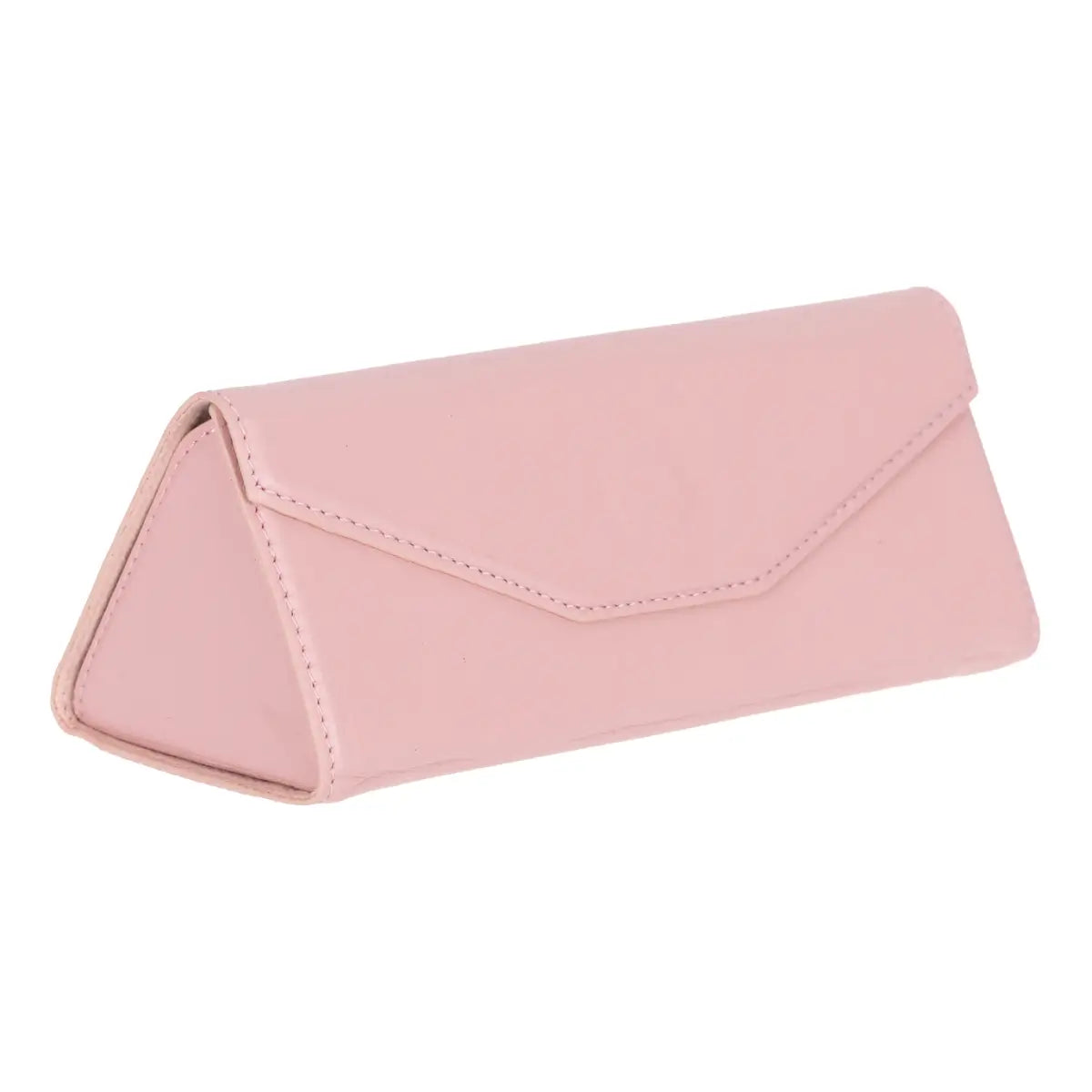 Pink Leather Glasses Case