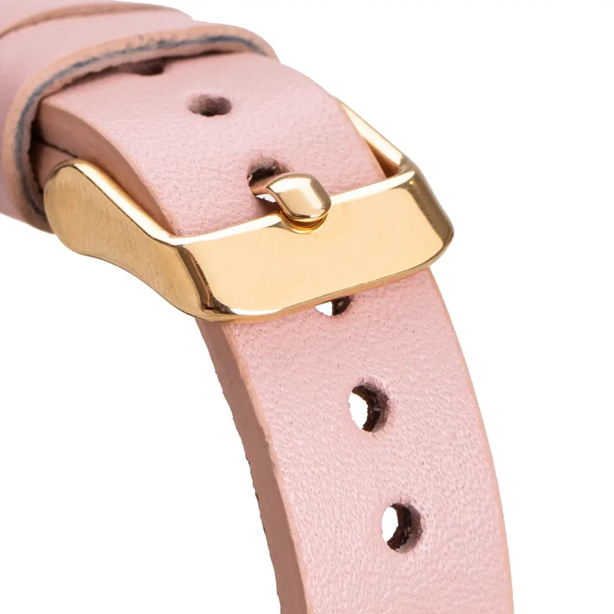 Pink Leather Ultra Slim Apple Watch Band