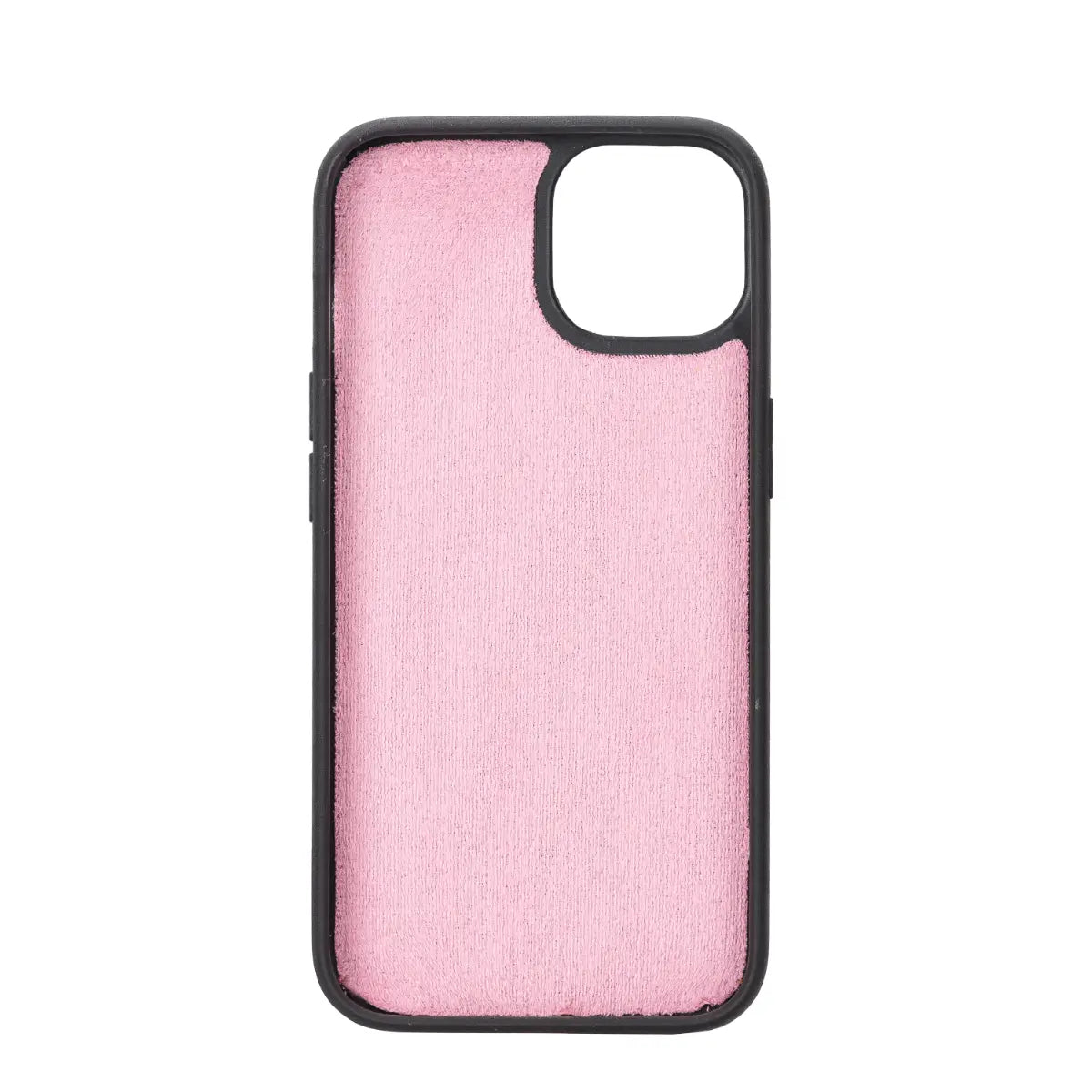 Pink Leather Wallet Case for iPhone 14