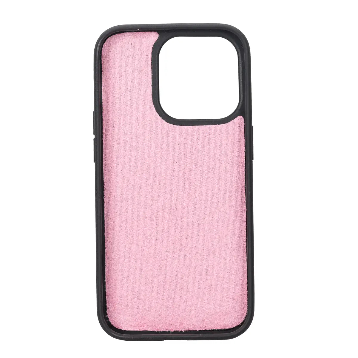 Pink Leather Wallet Case for iPhone 14 Pro