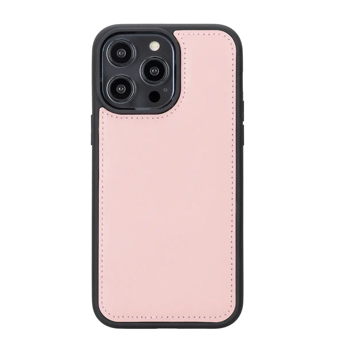 Pink Leather Wallet Case for iPhone 14 Pro Max