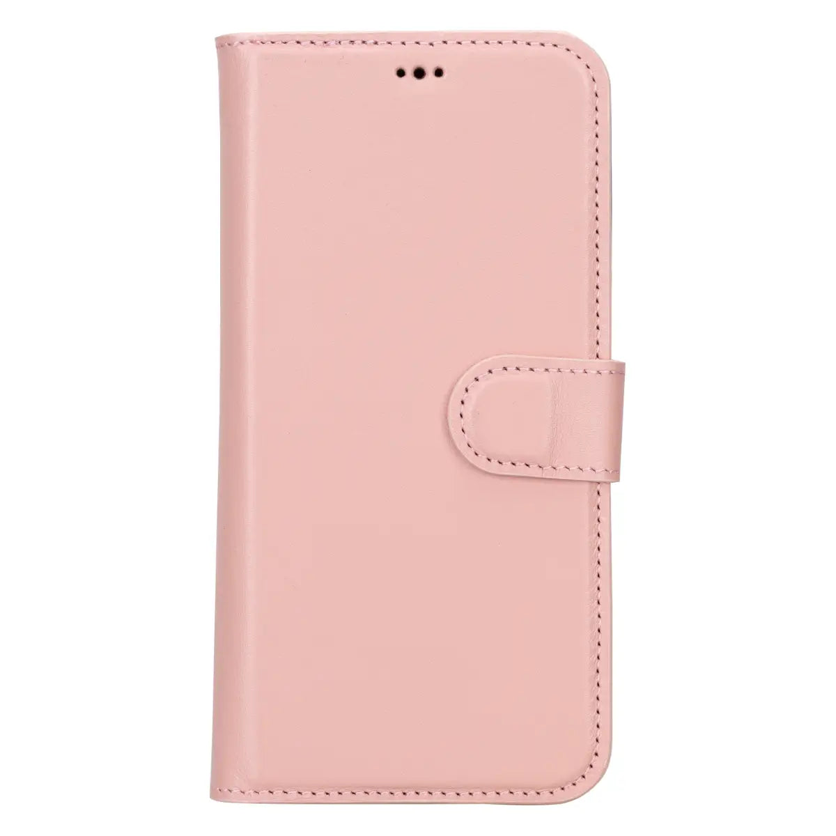 Pink Leather Wallet Case for iPhone 15 Pro Max