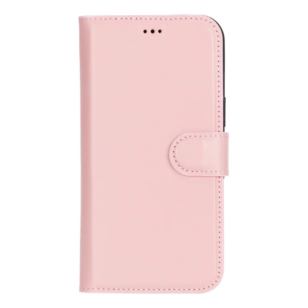 Pink Leather Wallet Case for iPhone 16 Plus