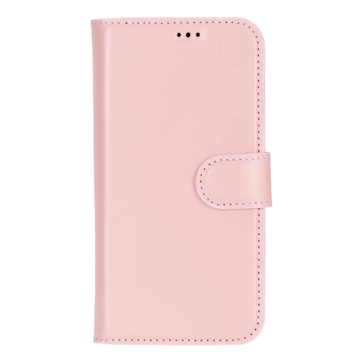Pink Leather Wallet Case for iPhone 16 Pro