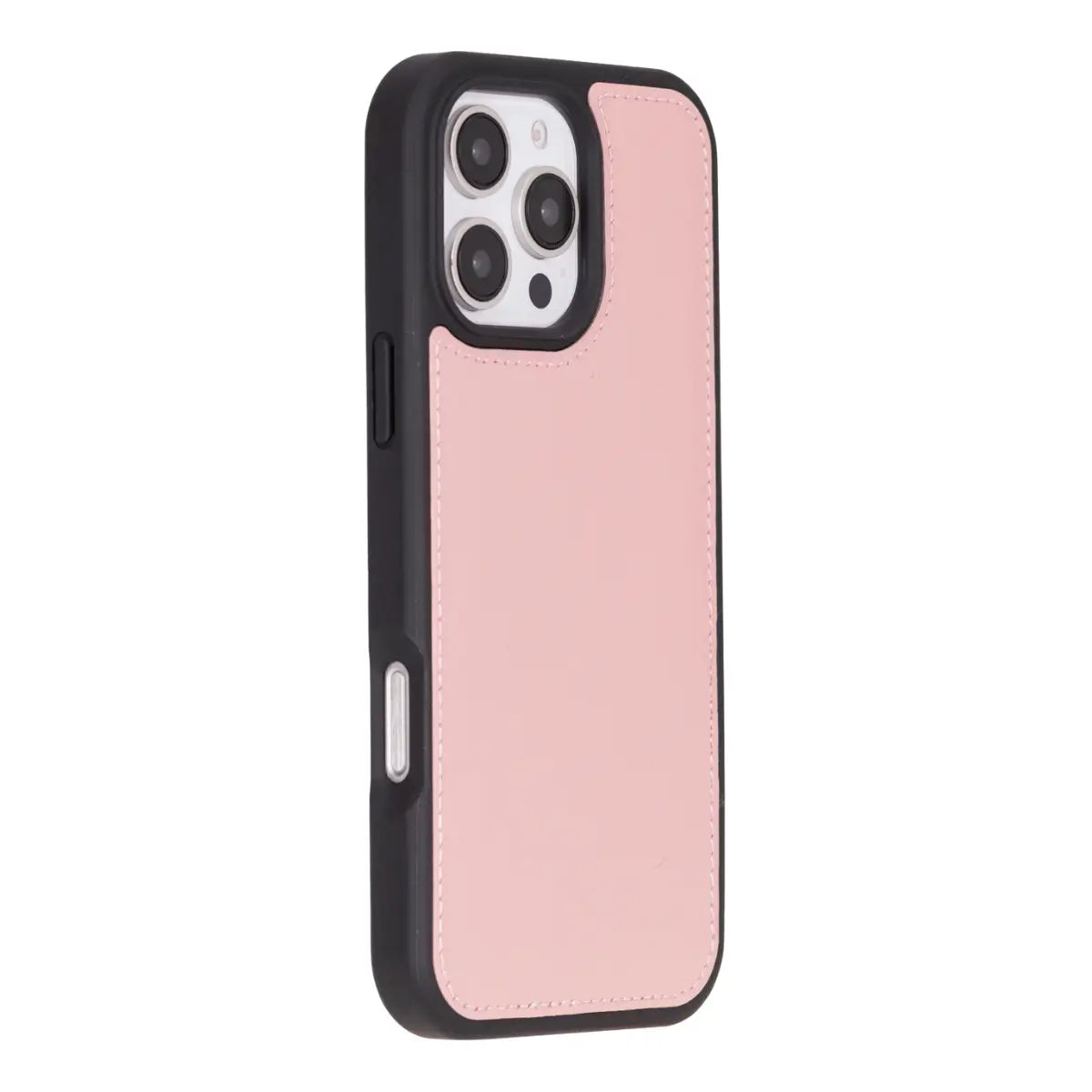 Pink Leather Wallet Case for iPhone 16 Pro Max