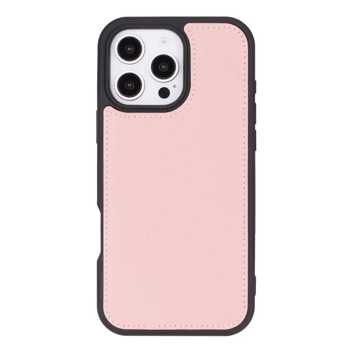 Pink Leather Wallet Case for iPhone 16 Pro Max