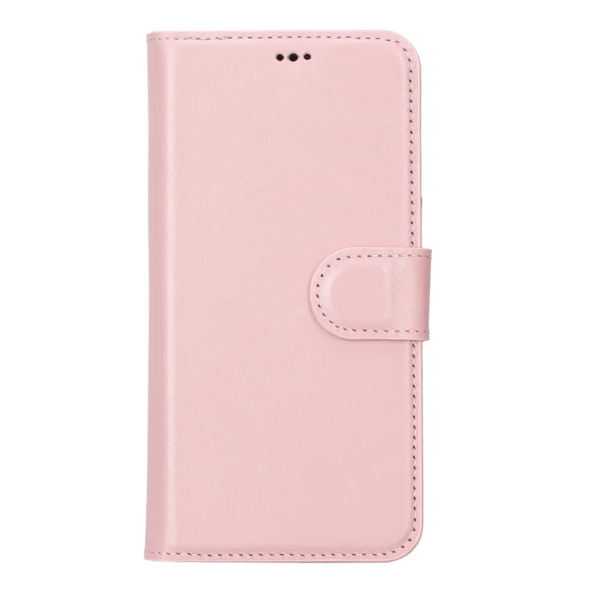 Pink iPhone 13 Leather Case-O2 Leather