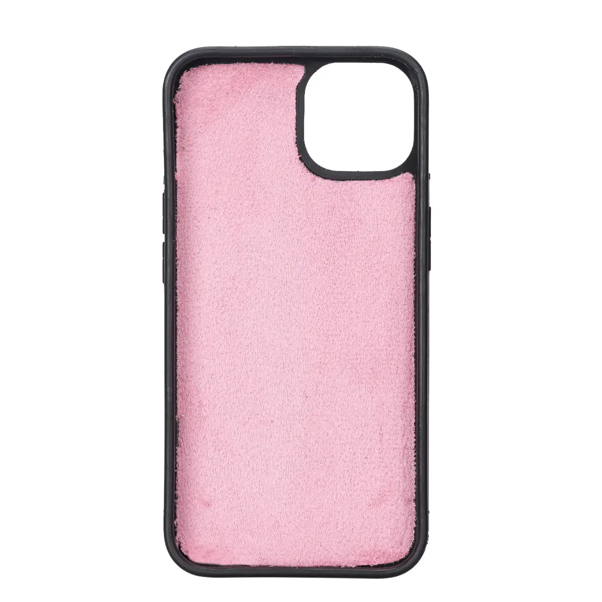 Pink iPhone 13 Leather Case-O2 Leather