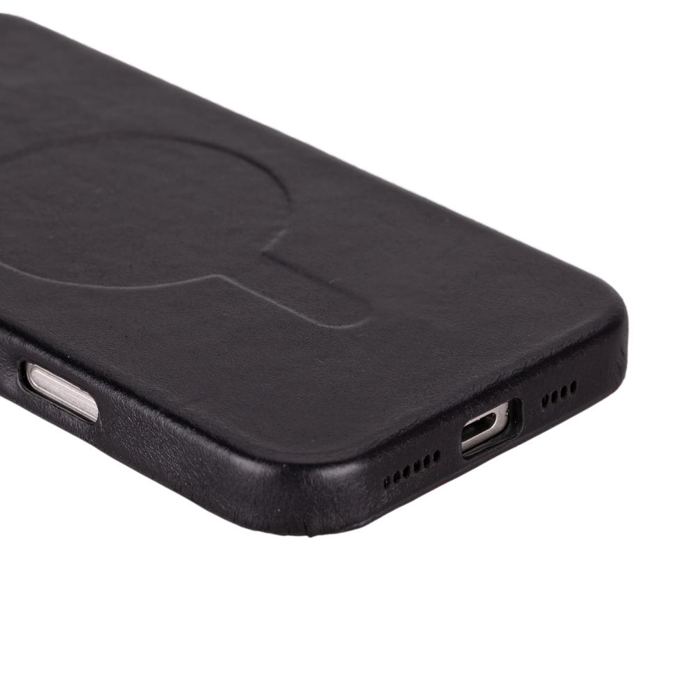 Rivo iPhone 16 Pro Max Black Leather Case