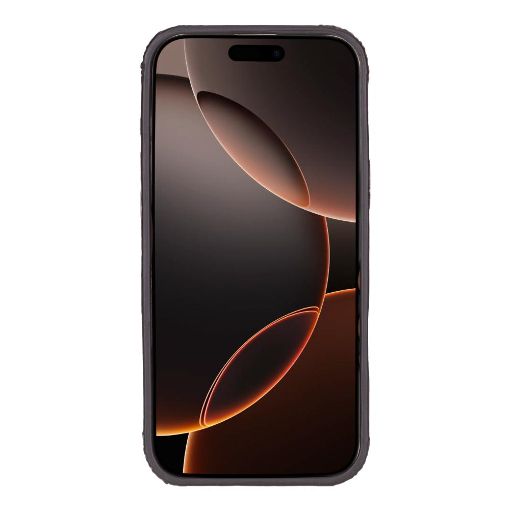 Rivo iPhone 16 Pro Max Dark Brown Leather Case