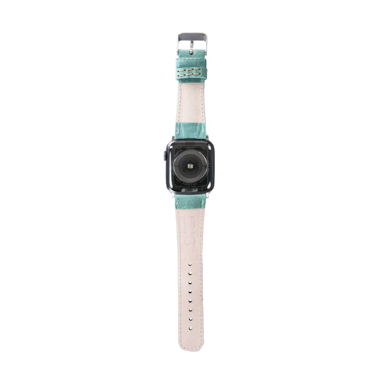 Sea Green Leather Classic Apple Watch Band
