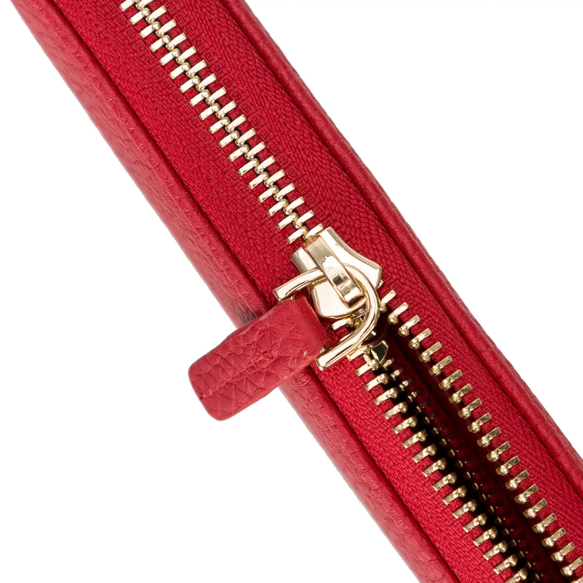 Red Leather Womens Wallet