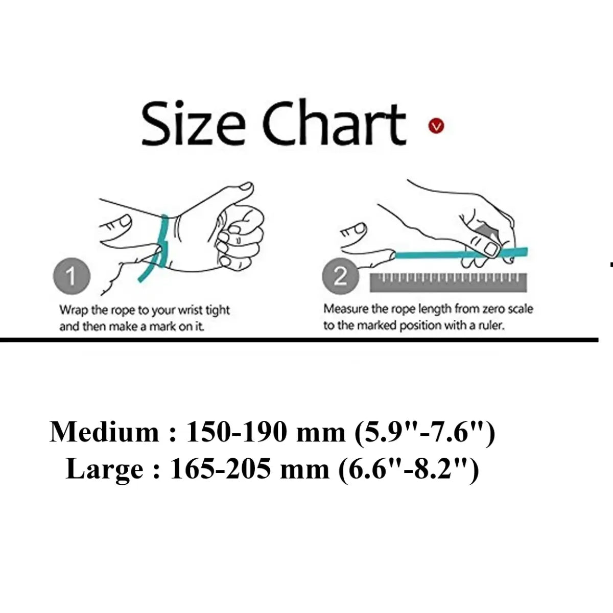 Size Chart for Apple Watch Band