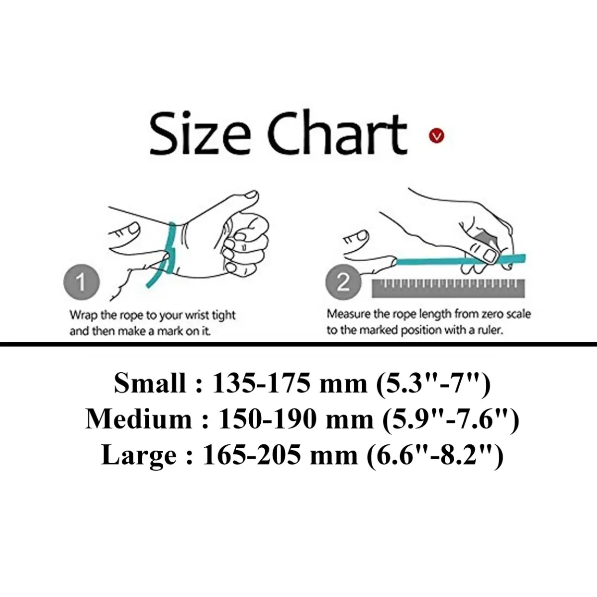 Size Chart for Apple Watch Band