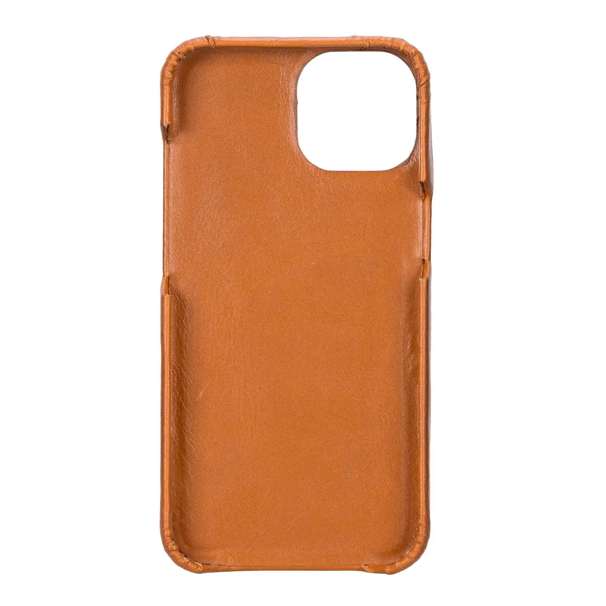 Burnished Tan Leather Wallet Case for iPhone 14, Prestige