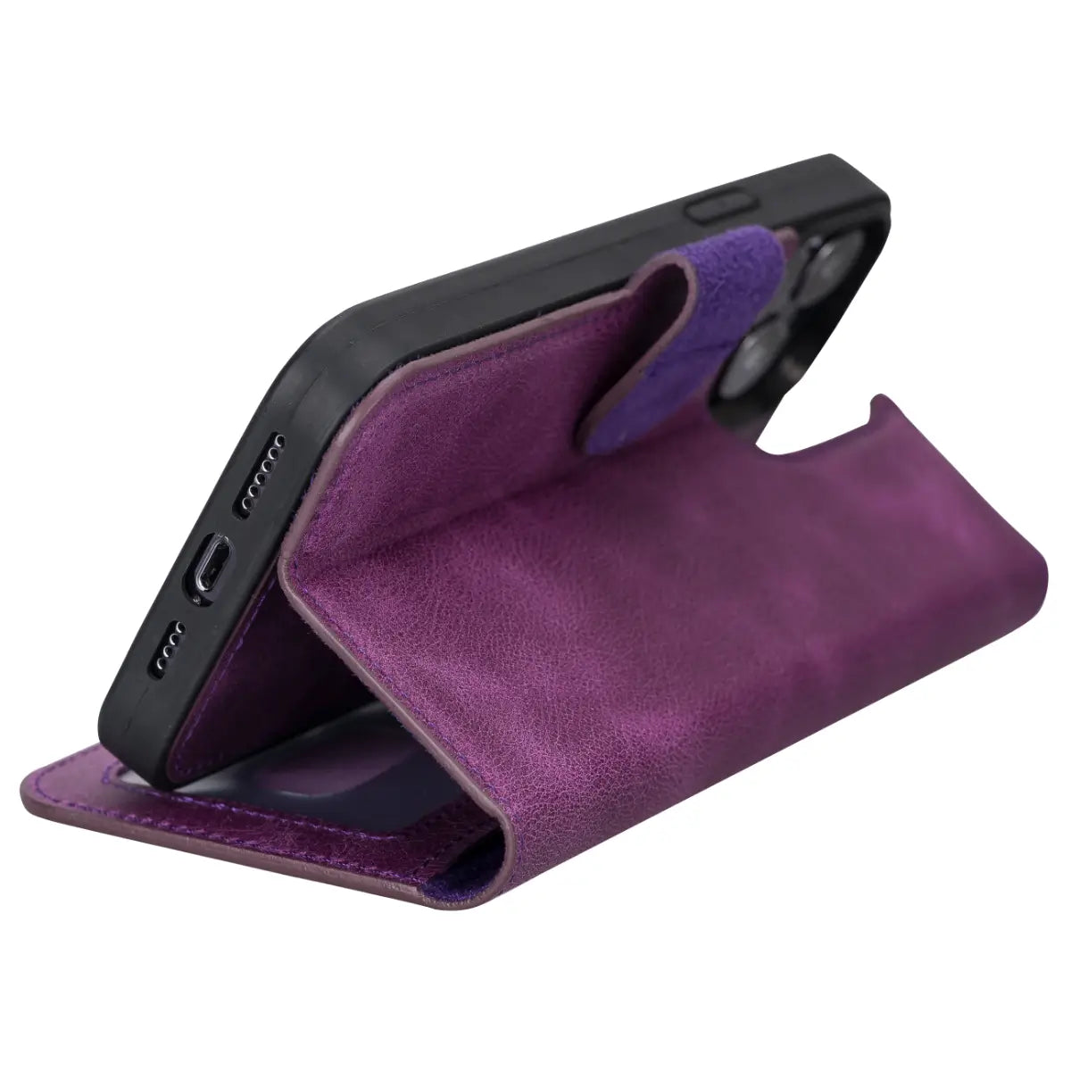 iPhone 13 Pro Max Leather Case – Purple (Vero)