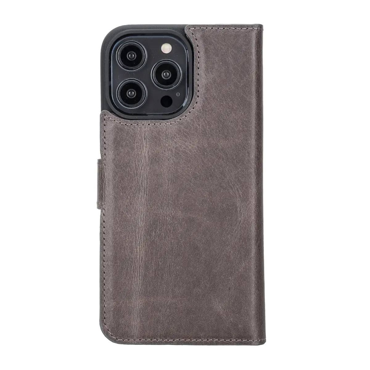 iPhone 14 Pro Max Leather Case – Dark Gray (Vero)