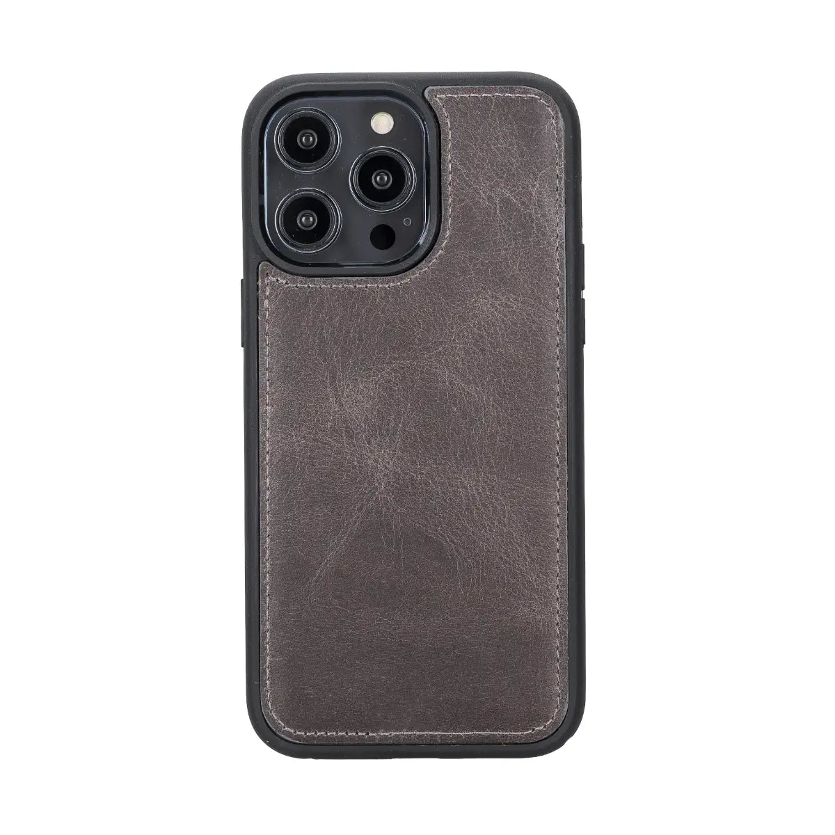 iPhone 14 Pro Max Leather Case – Dark Gray (Vero)