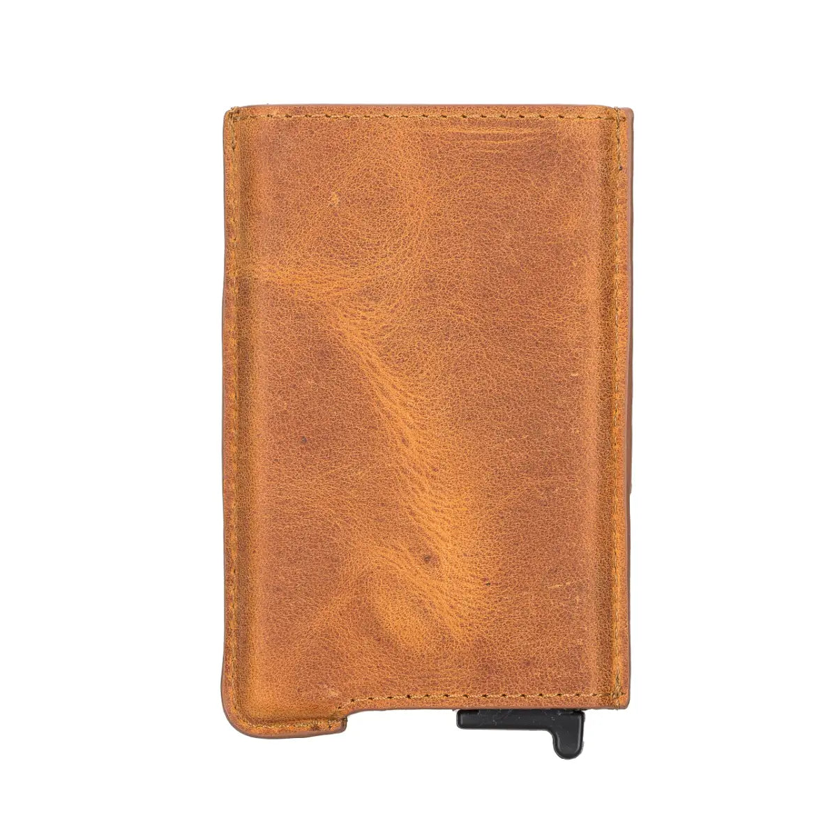 Thomson Luxury Leather Card Holder-Camel Brown