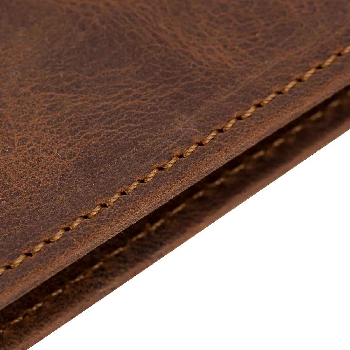 Toros Bifold Leather Wallet-Distressed Brown