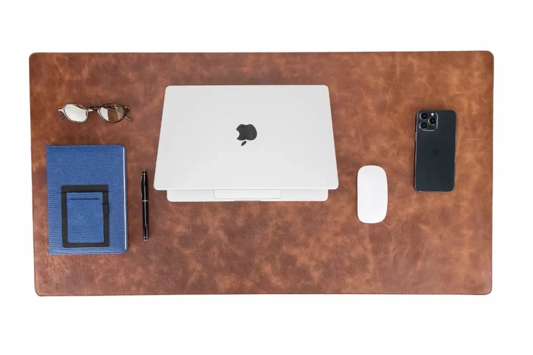 Brown Leather Desk Mat-Large