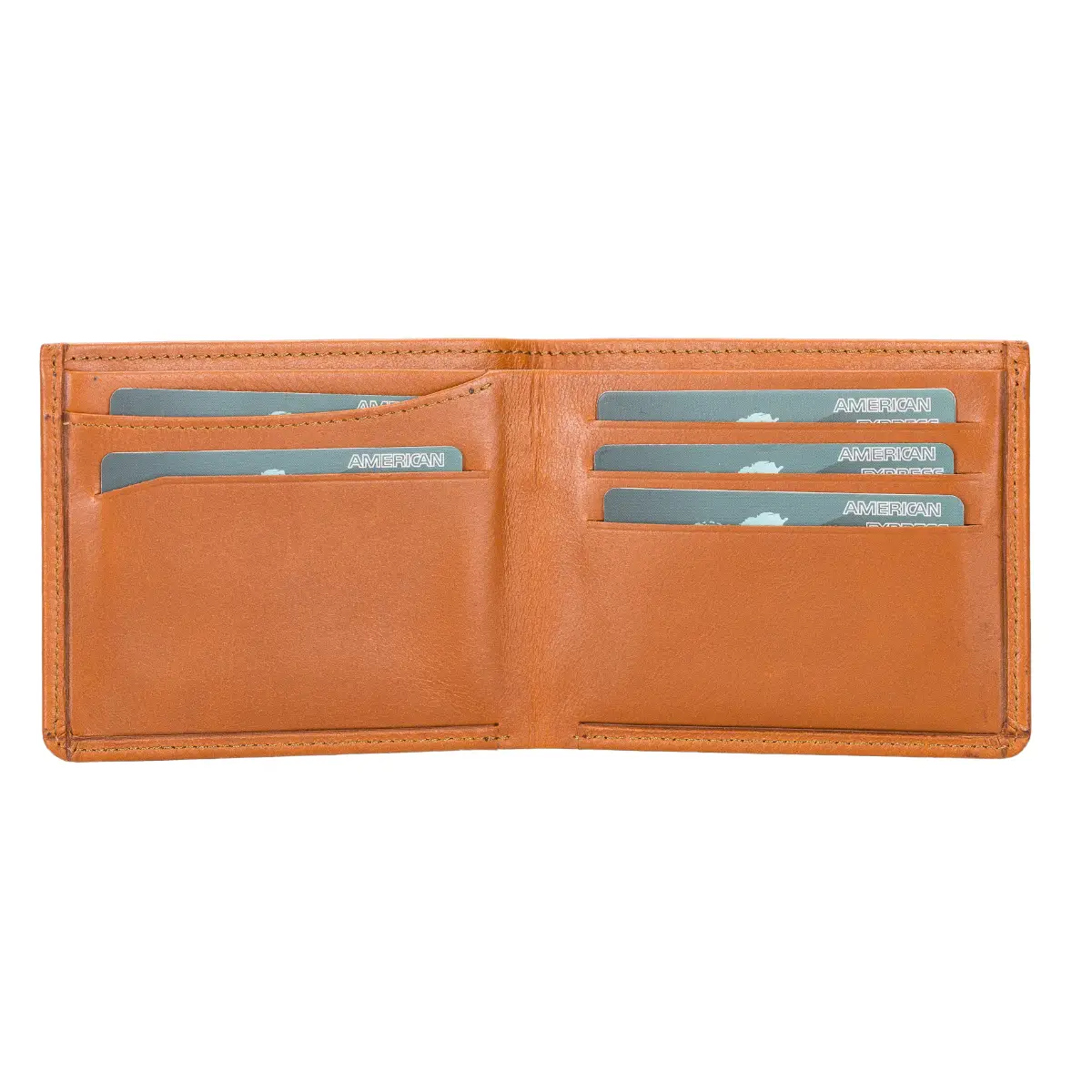 Toros Bifold Leather Wallet-Burnished Tan