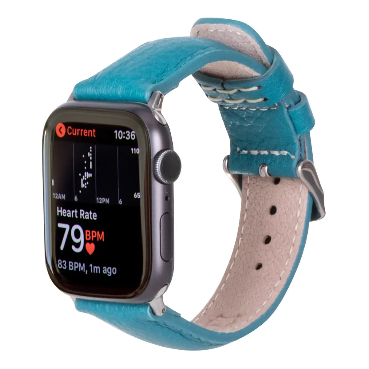 Turquoise Leather Classic Apple Watch Band