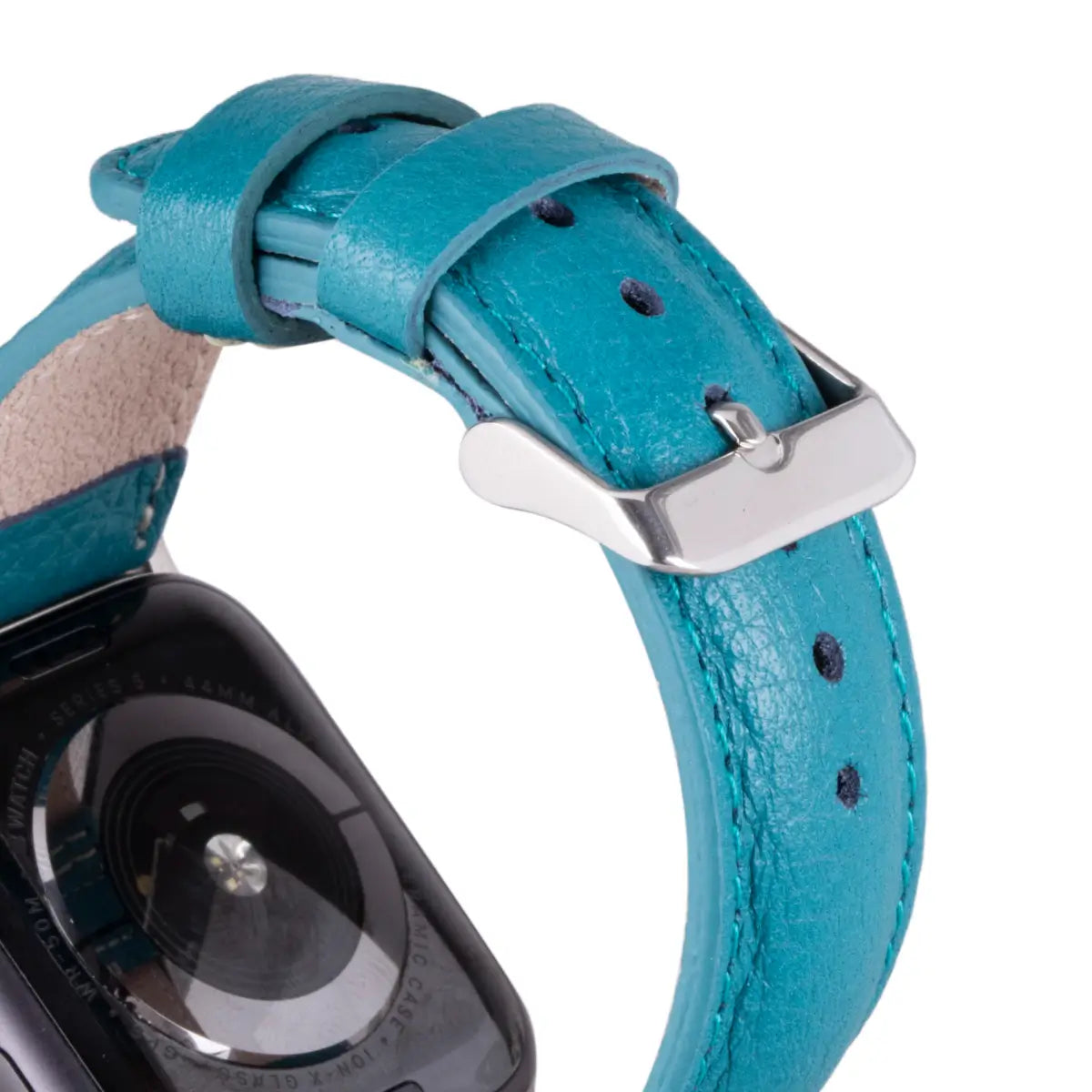 Turquoise Leather Classic Apple Watch Band