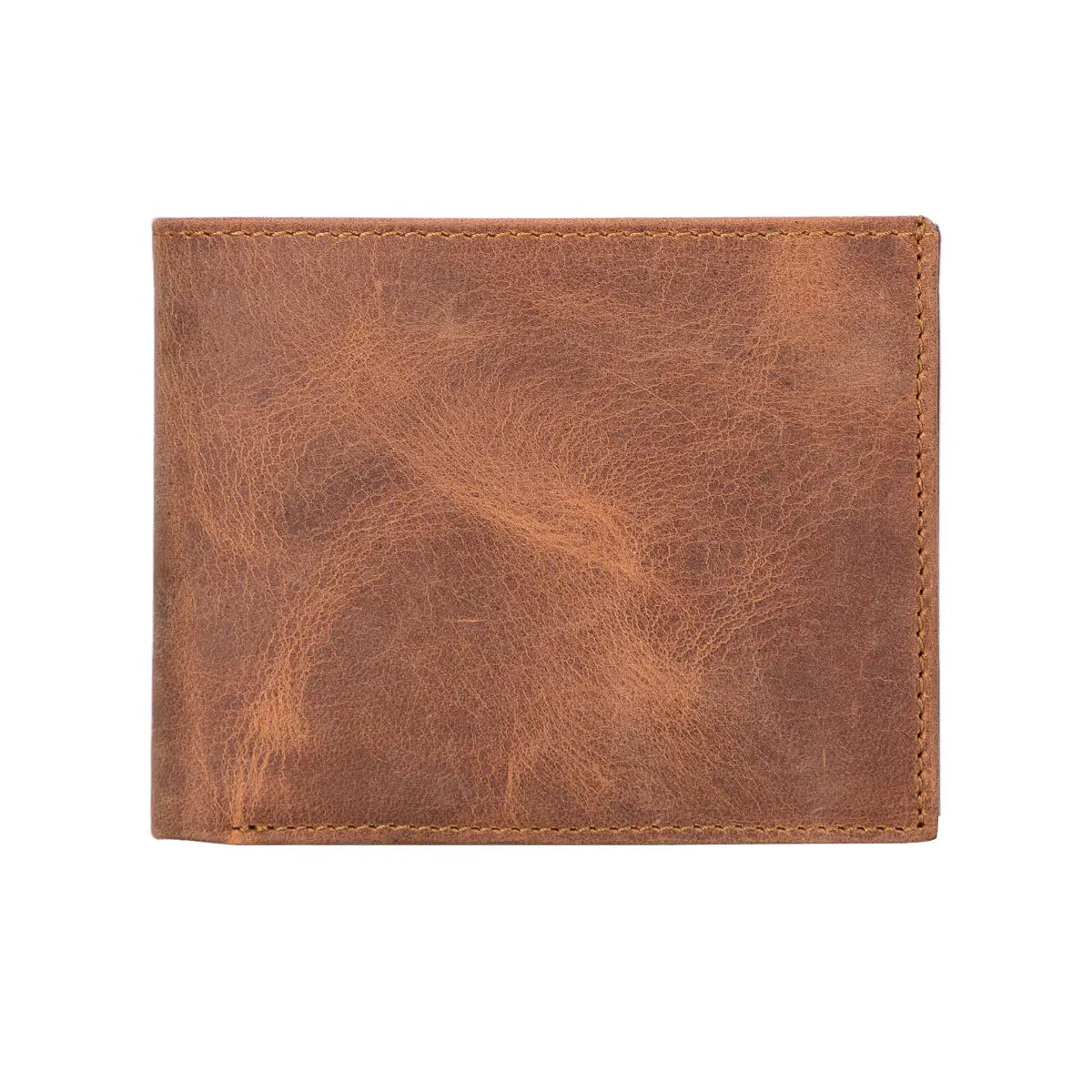 Ranger Trifold Leather Wallet-Distressed Brown