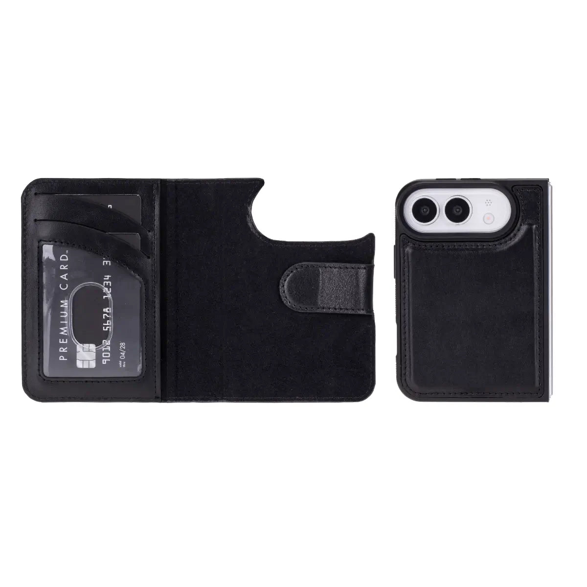 iPhone Duo Leather Case – Black