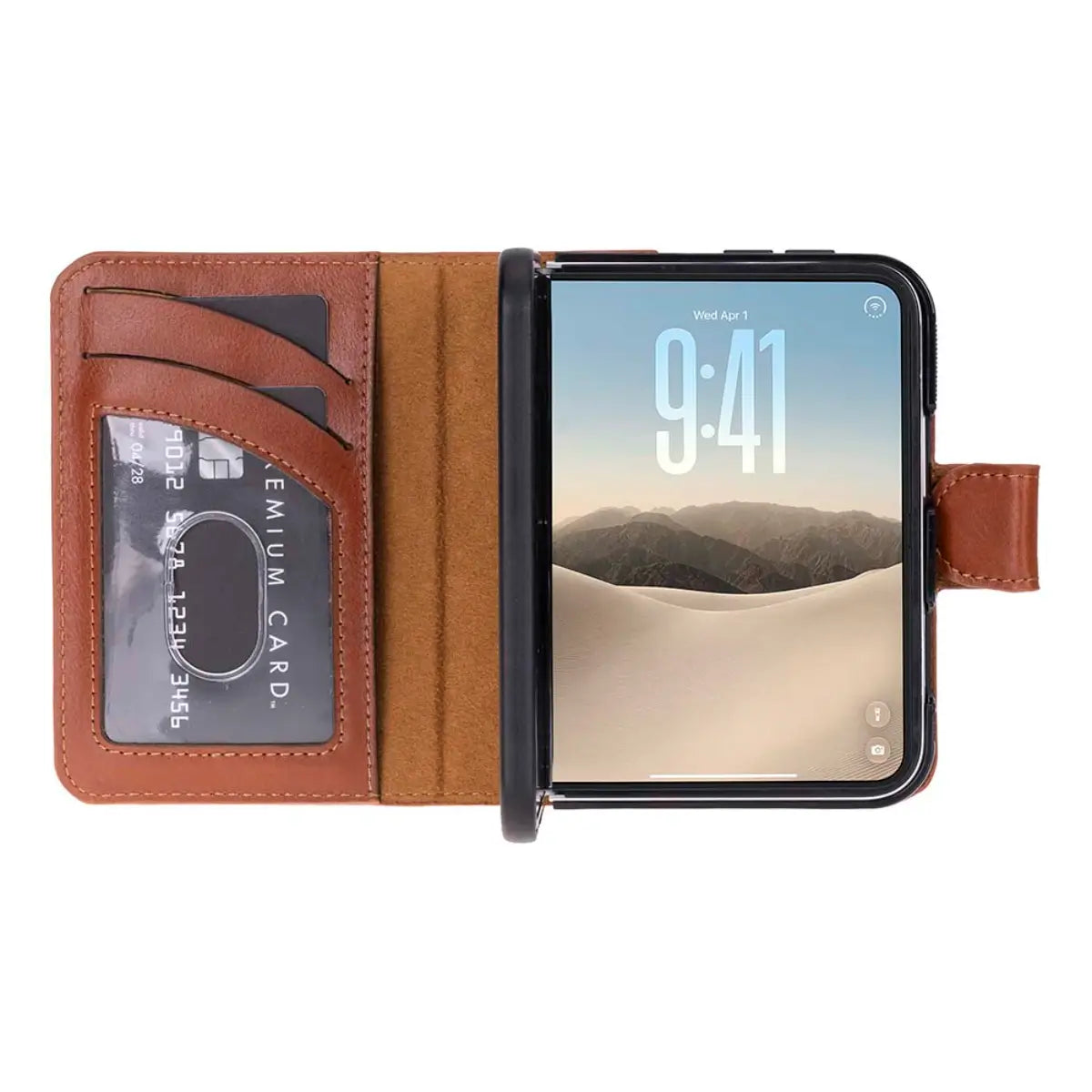 iPhone Duo Leather Case – Burnished Tan
