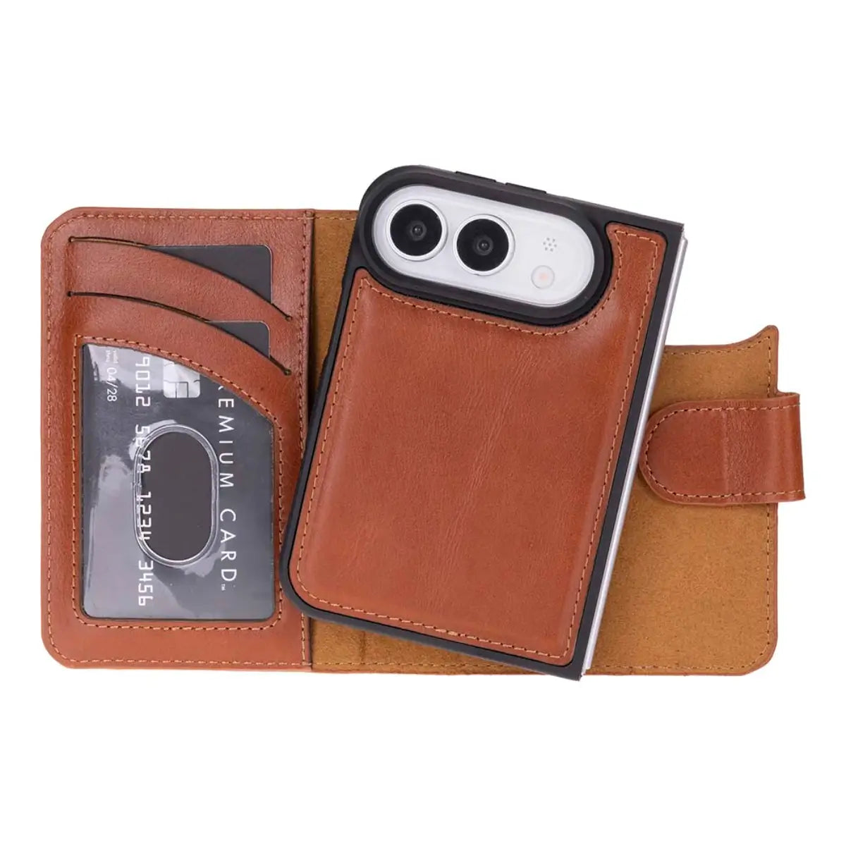 iPhone Duo Leather Case – Burnished Tan