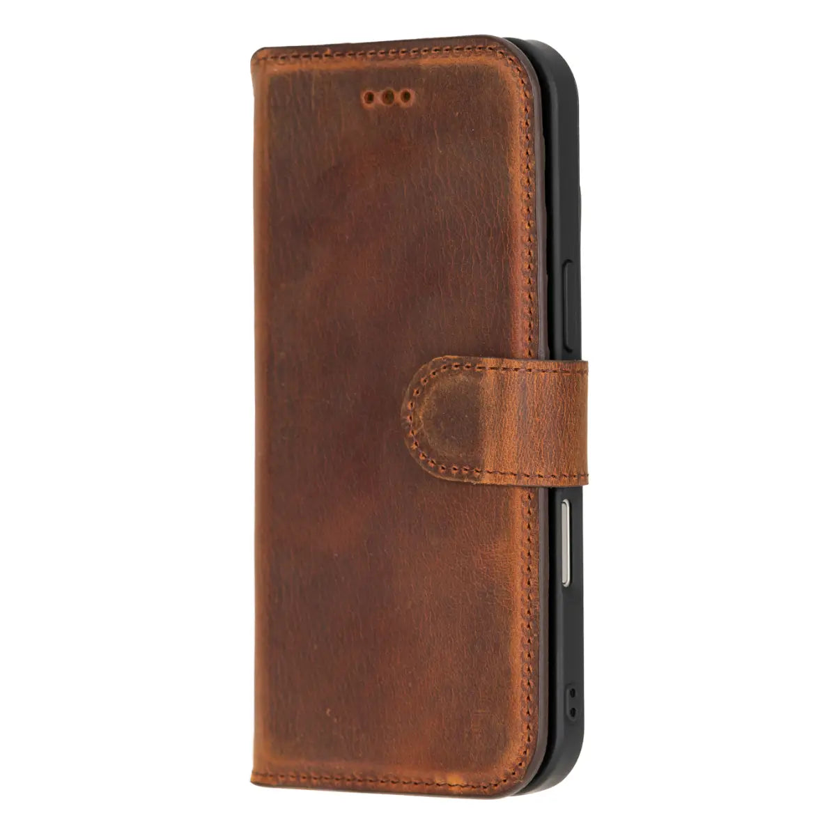 iPhone 17 Air Leather Case – Distressed Brown (Vero) | O2 Leather