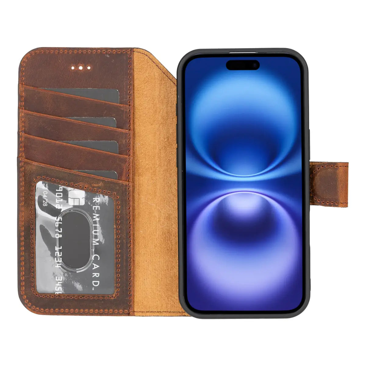 iPhone 17 Air Leather Case – Distressed Brown (Vero) | O2 Leather