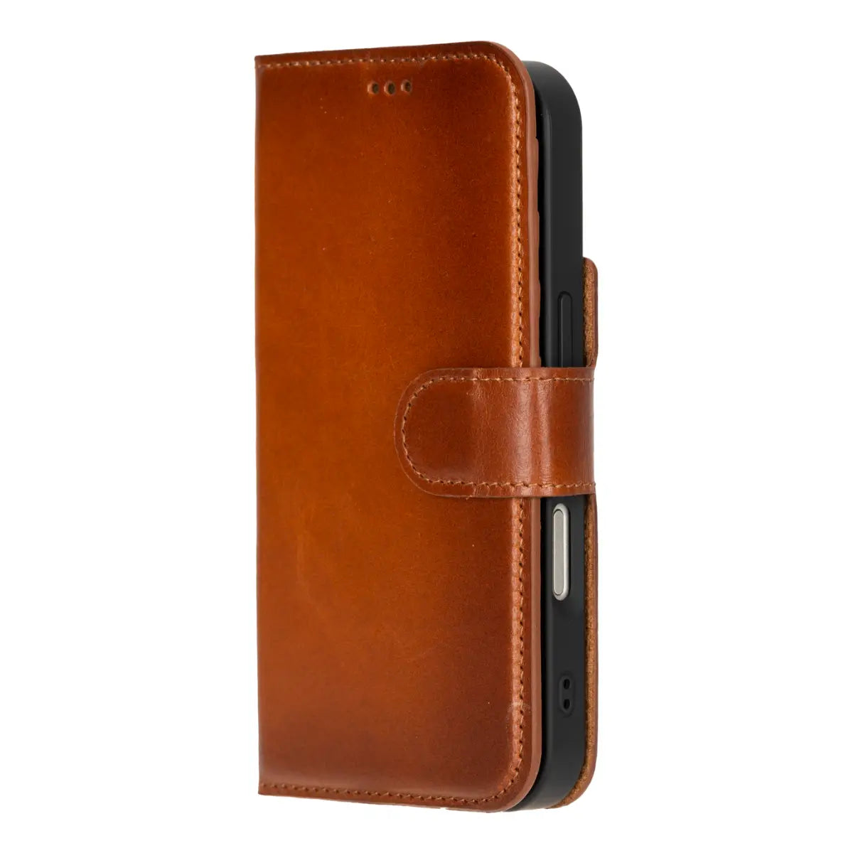 iPhone 17 Leather Case – Burnished Tan (Vero) | O2 Leather