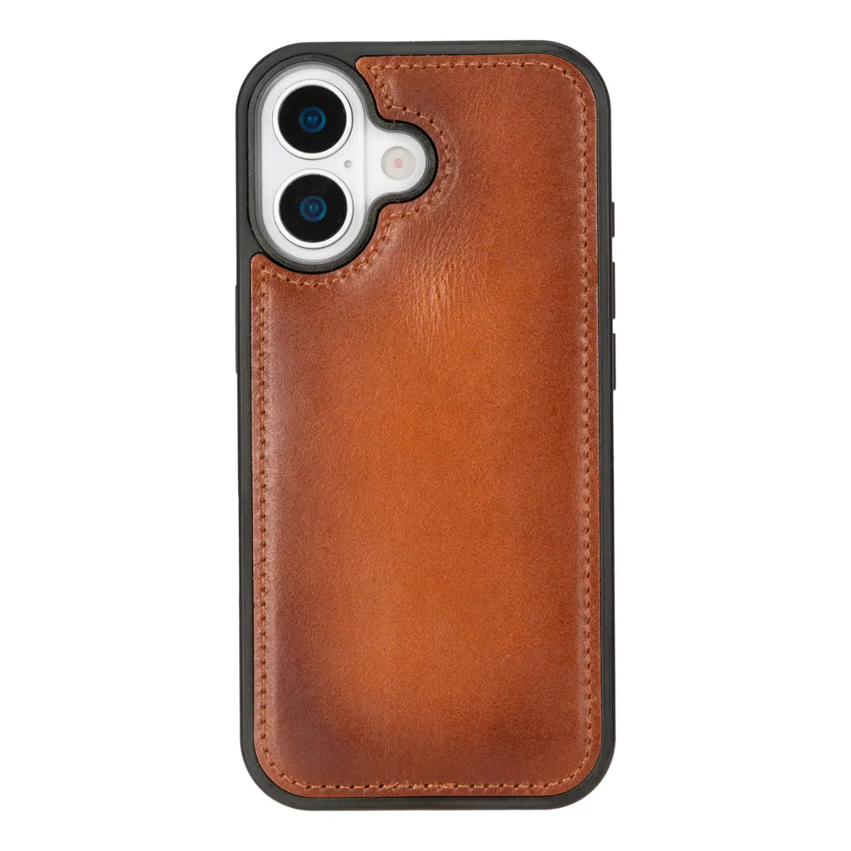 iPhone 17 Leather Case – Burnished Tan (Vero) | O2 Leather