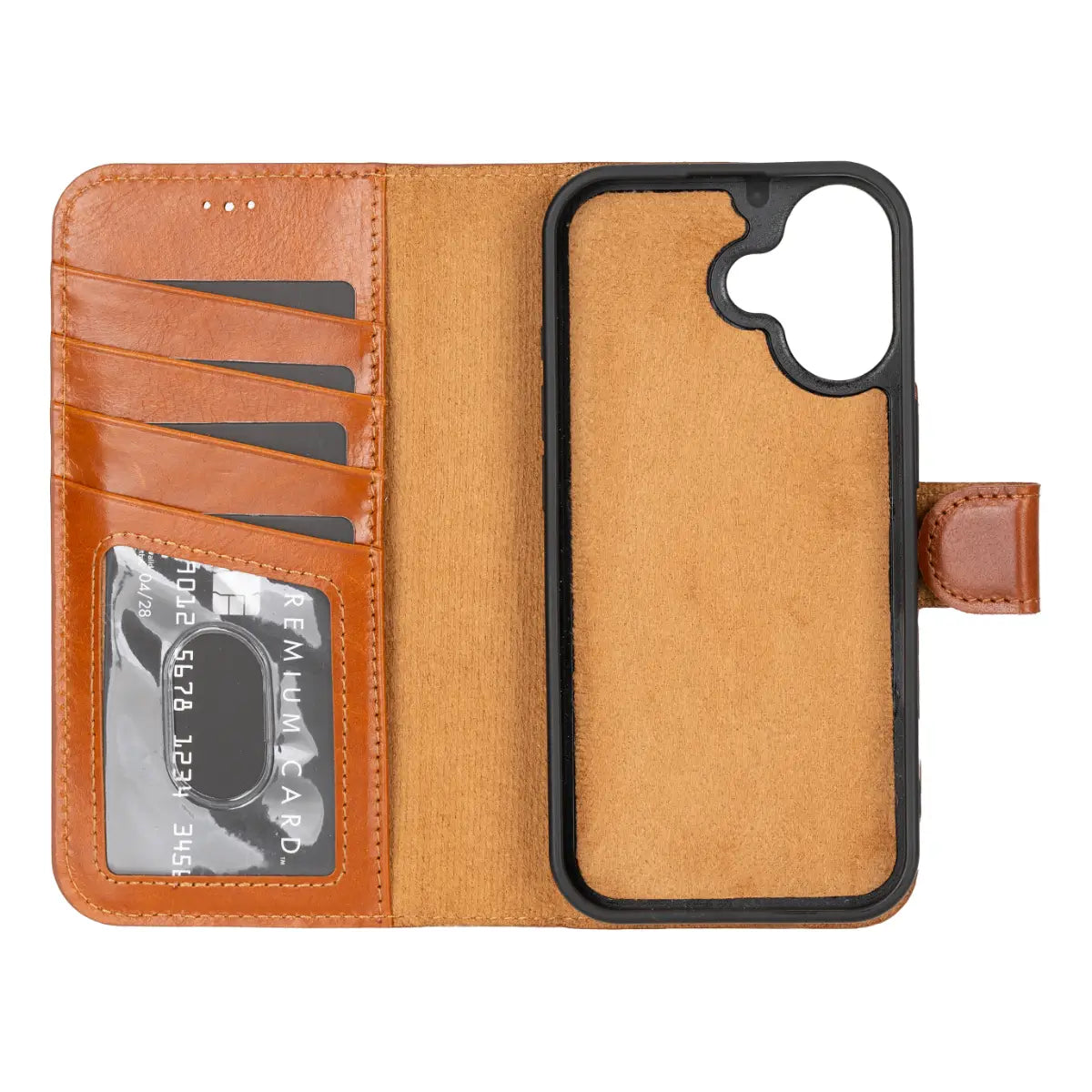 iPhone 17 Leather Case – Burnished Tan (Vero) | O2 Leather
