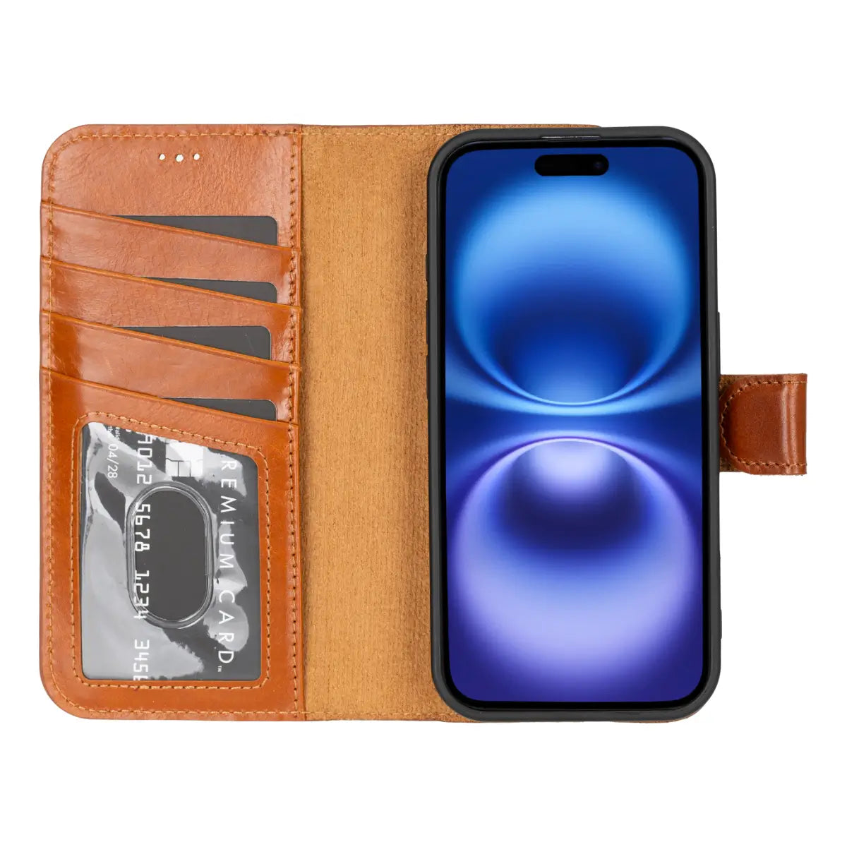 iPhone 17 Leather Case – Burnished Tan (Vero) | O2 Leather