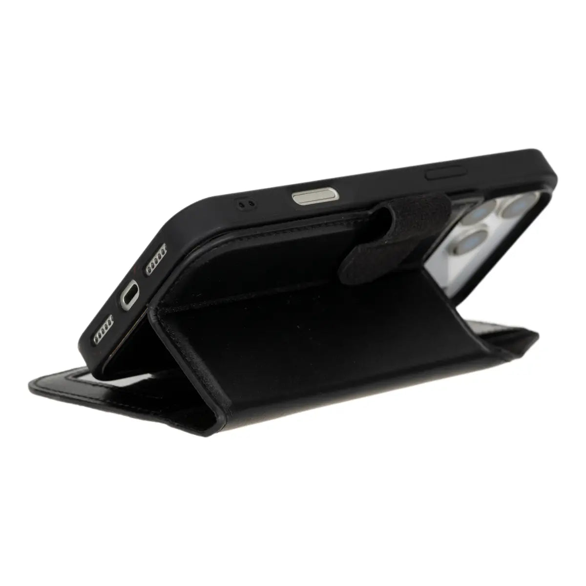 iPhone 17 Pro Leather Case – Black (Vero) | O2 Leather