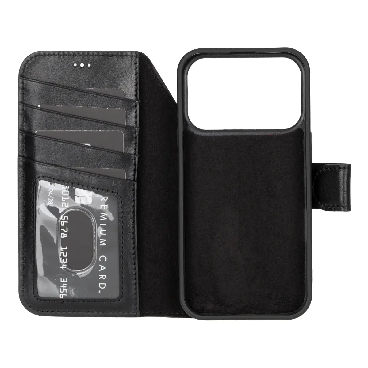 iPhone 17 Pro Leather Case – Black (Vero) | O2 Leather