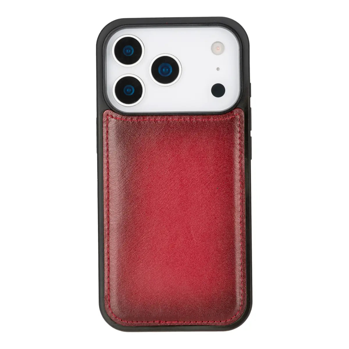 iPhone 17 Pro Leather Case – Burnished Red (Vero) | O2 Leather