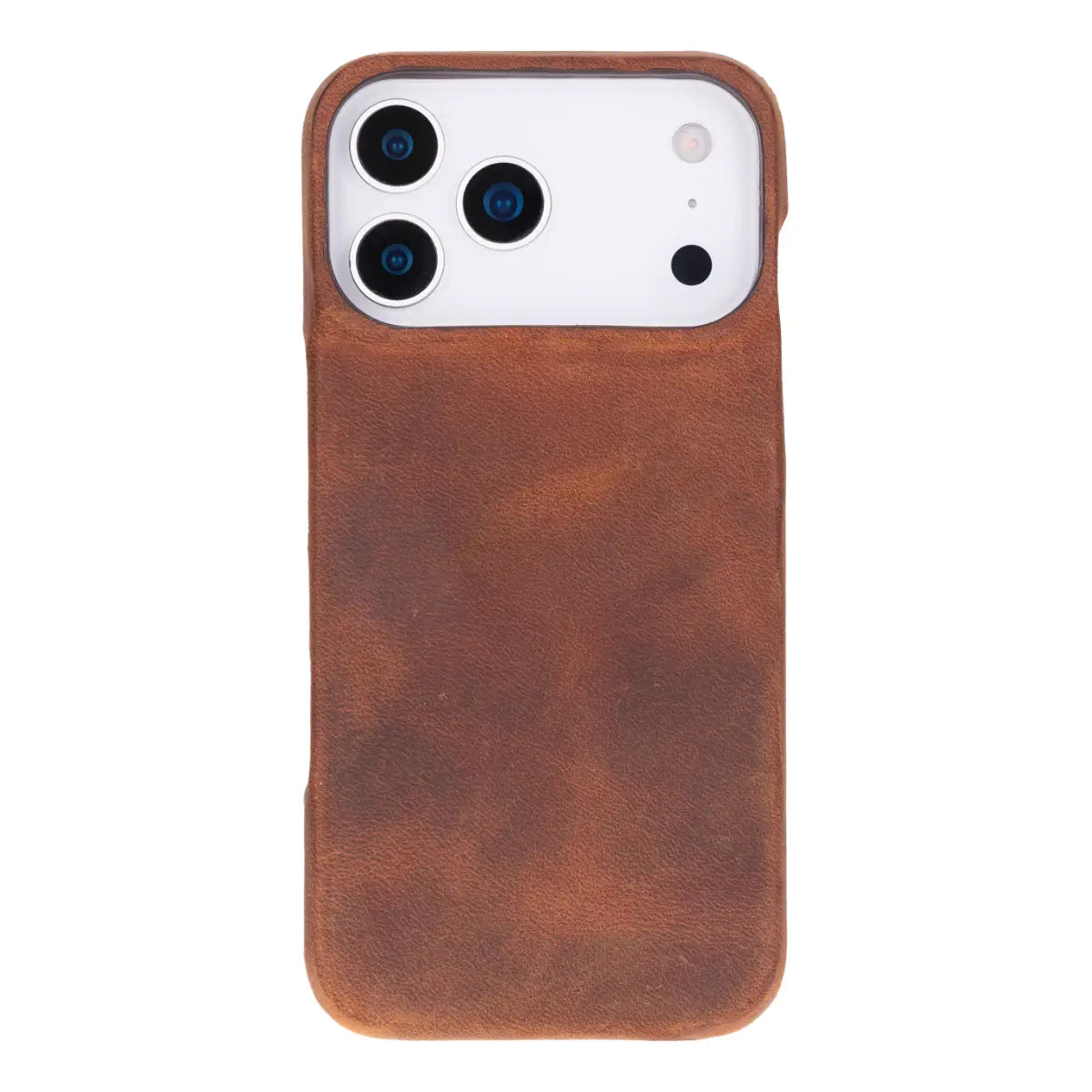 iPhone 17 Pro Max Leather Case – Distressed Brown (Prestige) | O2 Leather