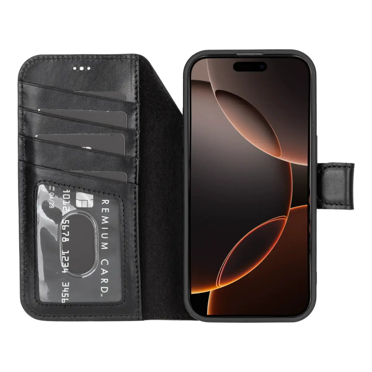 iPhone 18 Pro Leather Case – Black (Vero)