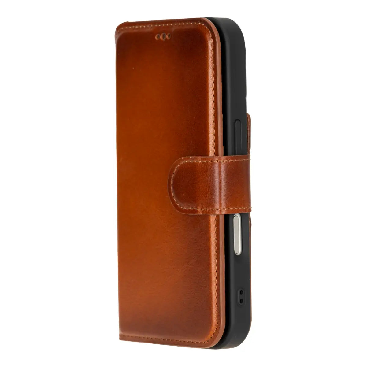 iPhone 18 Pro Max Leather Case – Burnished Tan (Vero) | O2 Leather