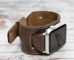 Genuine Leather Antic Brown Cuff for Apple Watch