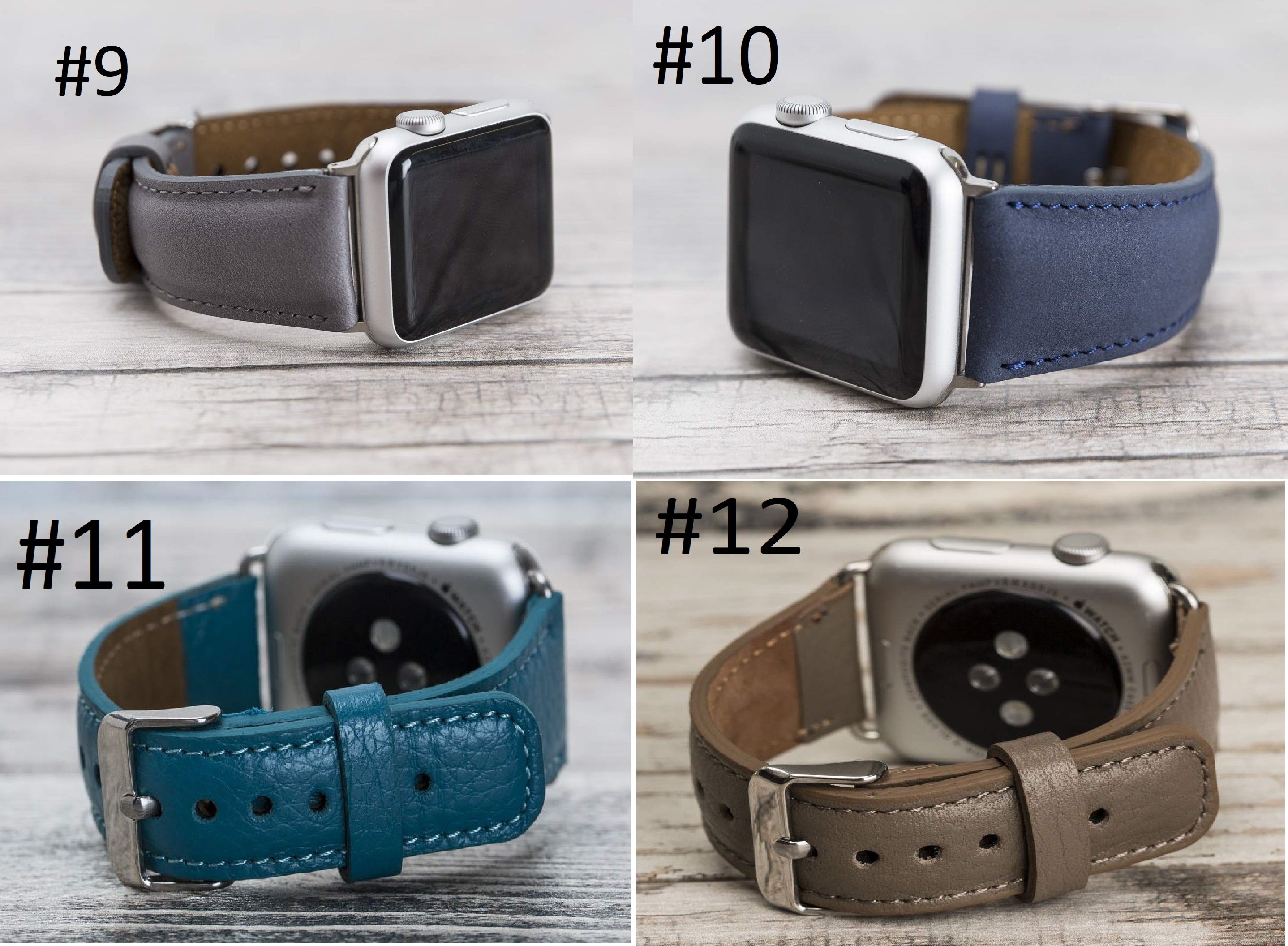 Custom Order Classic/ Ferro/ Slim/ Rally Leather Apple Watch Band